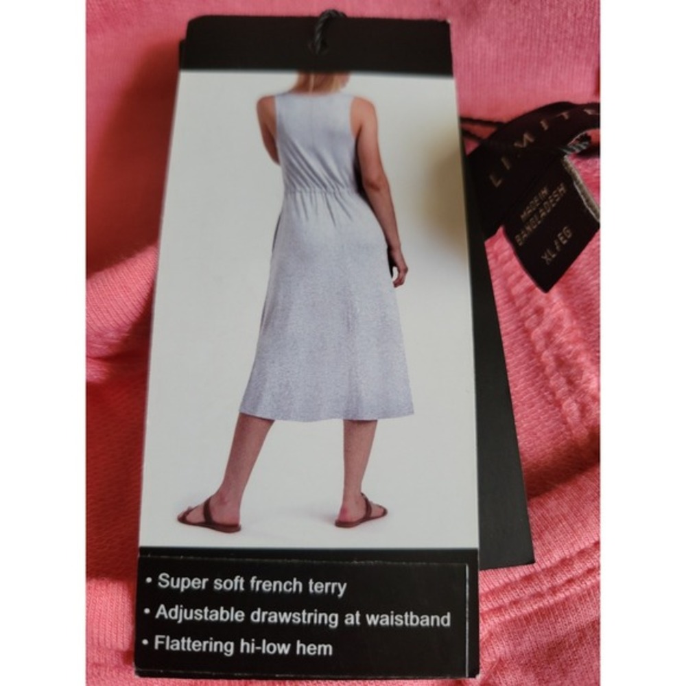 The Limited Womens Pink Sleeveless Drawstring‎ Waist Midi Dress XL LLD0062S - Picture 8 of 10